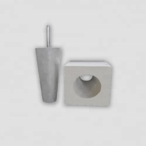 Steel Ladle Ladle Porous Plug with Refractoriness Degree of 1580° Refractoriness 1770°