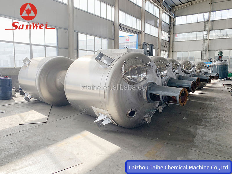 Chemical Industry Stainless Steel Jacketed CSTR for Continuous Stirred Tank Reactor
