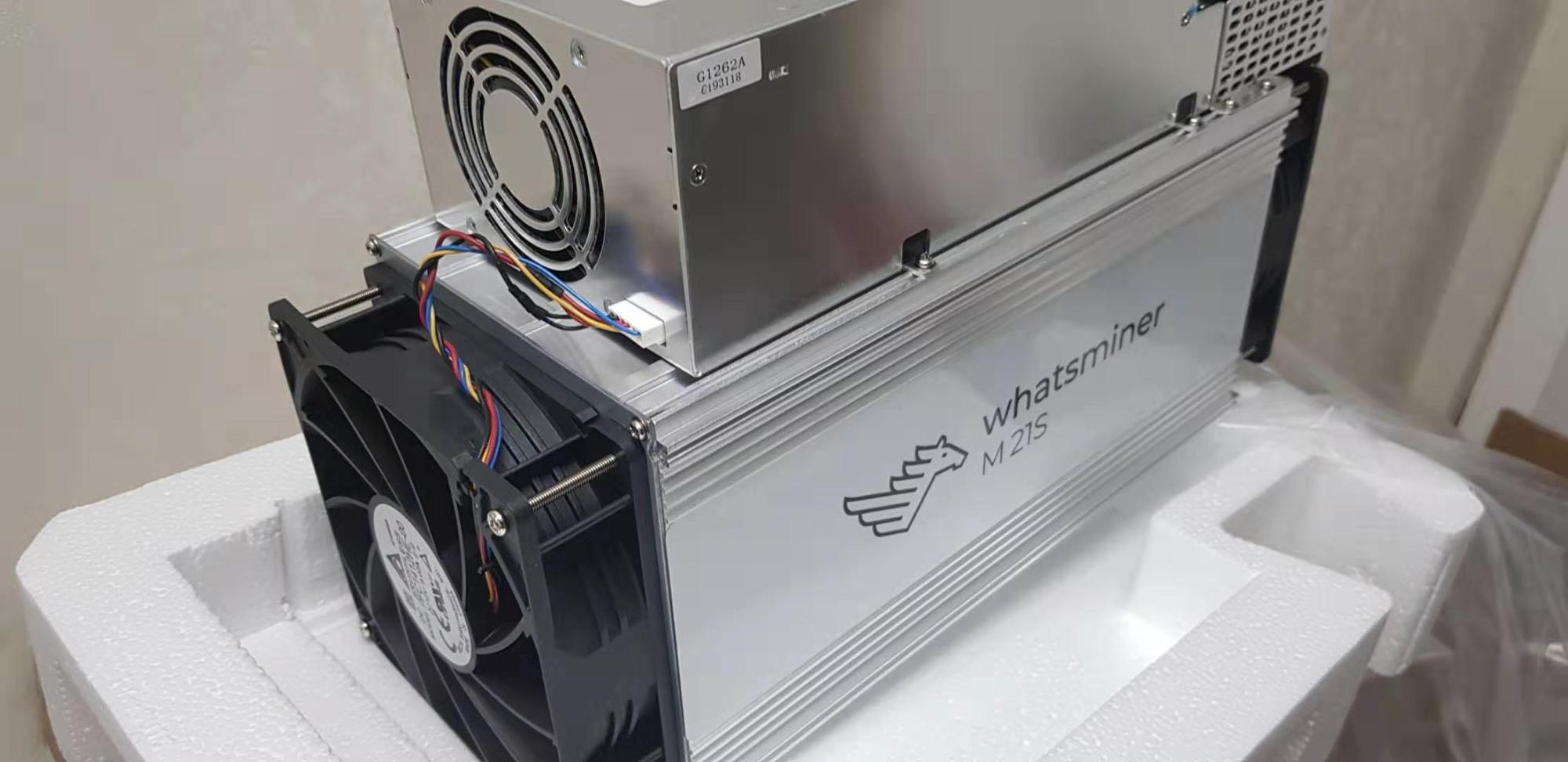 Used Asic Whatsminer M21S 54Th 3240W SHA256 Second Hand Microbt Miner