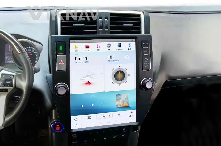 12.1 Inch Touch Screen Car radio For 2010-2013 Toyota Prado Navigation GPS Multimedia DVD Player Wireless Carplay 4G