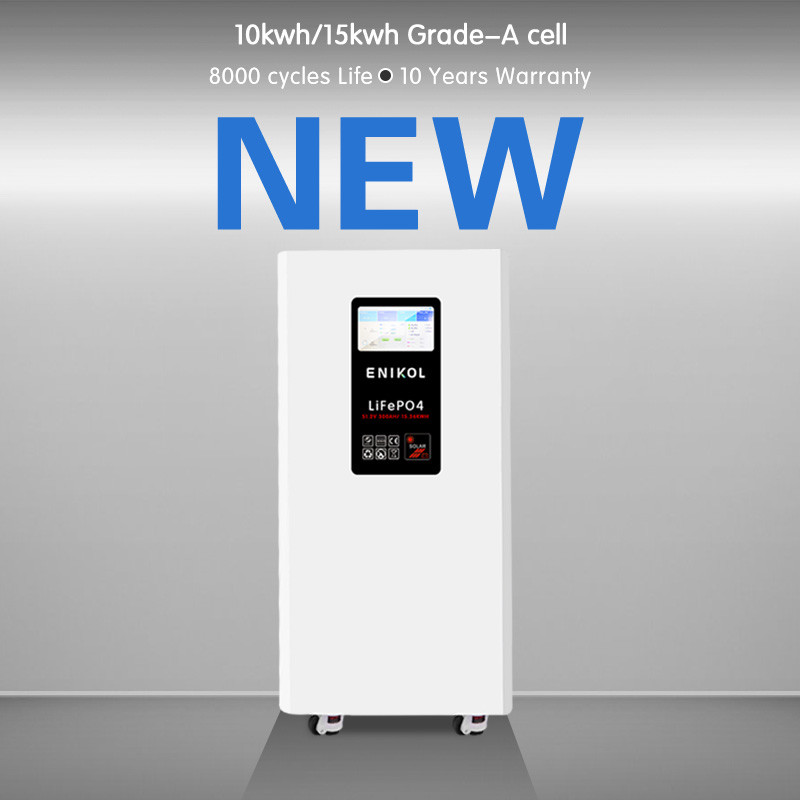 15KWH Touchable Screen 300AH 51.2V Household Energy Storage Battery With Wheels For Home