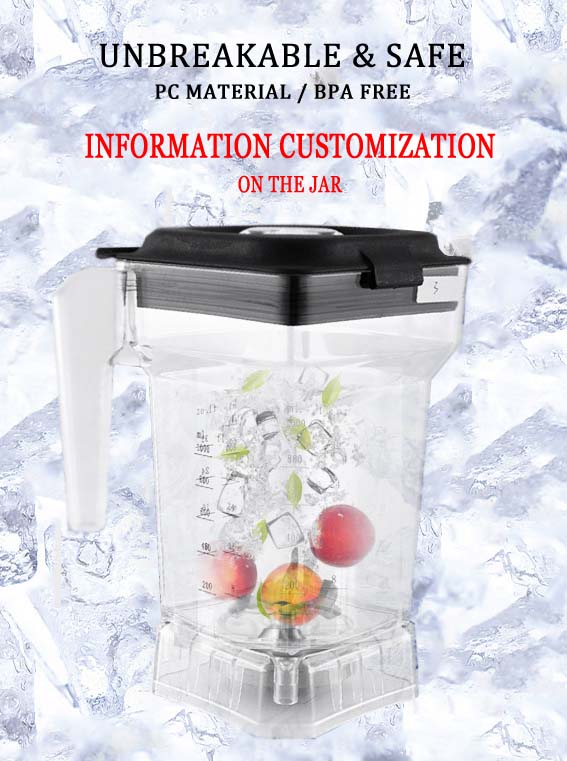 CE Approved 1300W Kitchen Professional Blender with 2L PC Jar and NO App-Controlled