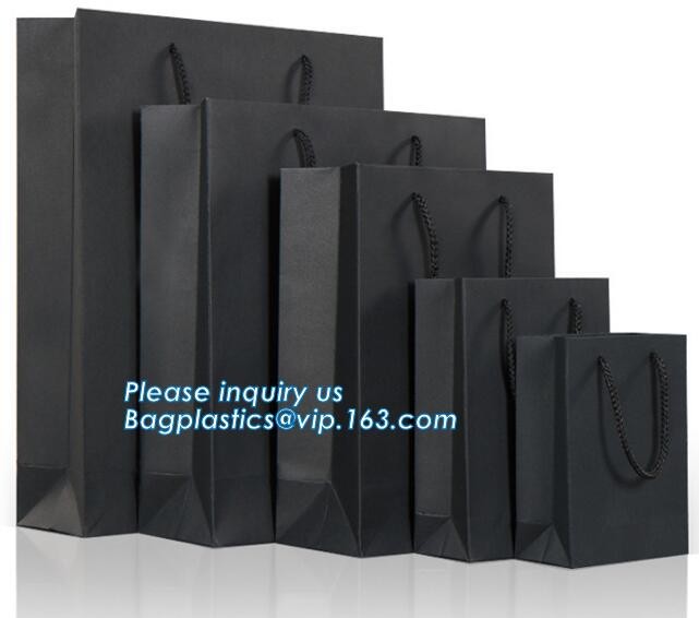 Flower carrier bag with different color customized pot plants kraft paper bag with handle,stamping logo fancy paper flow