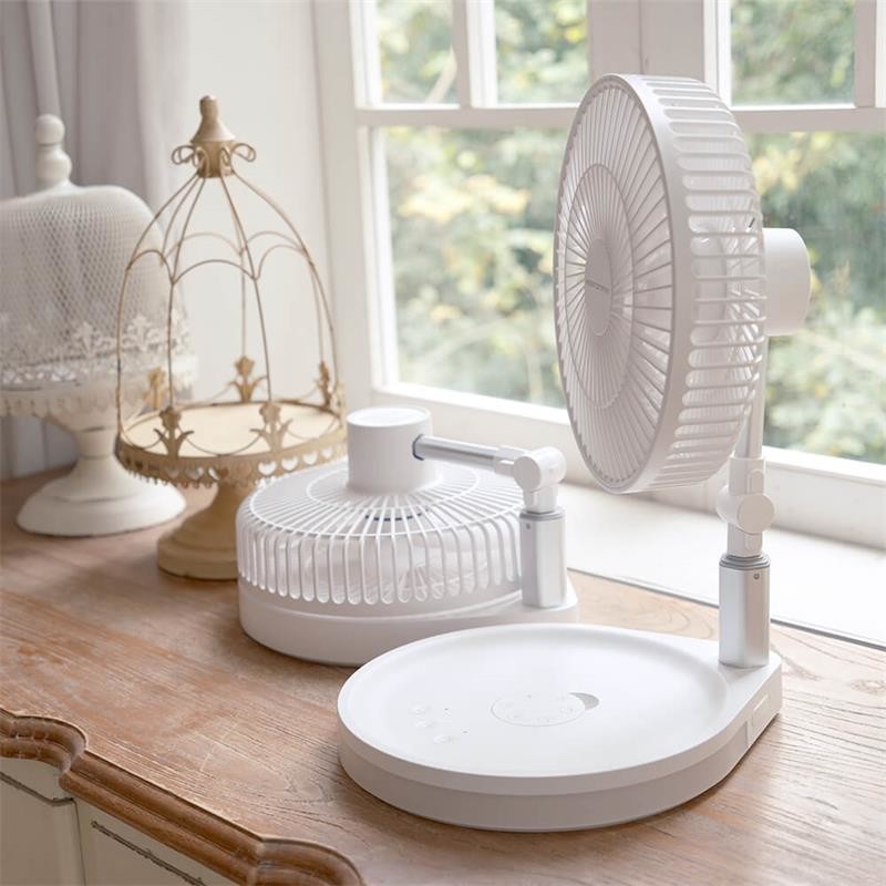  Xbolun Mini USB Rechargeable Small Table DC Stand Portable Desktop Foldable Fan Manufactures
