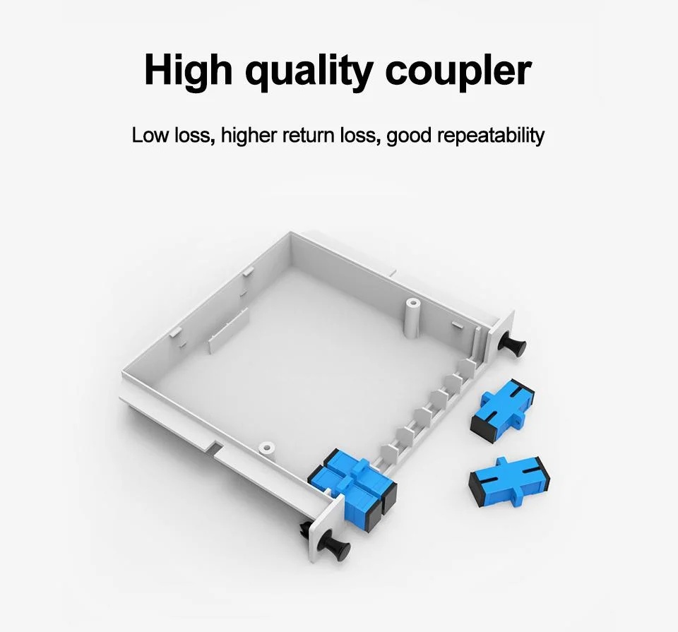 FTTH SC/UPC 1 * 16 Plug-in LGX Fiber Optic Splitter Box Plug-and-Play Design for Easy