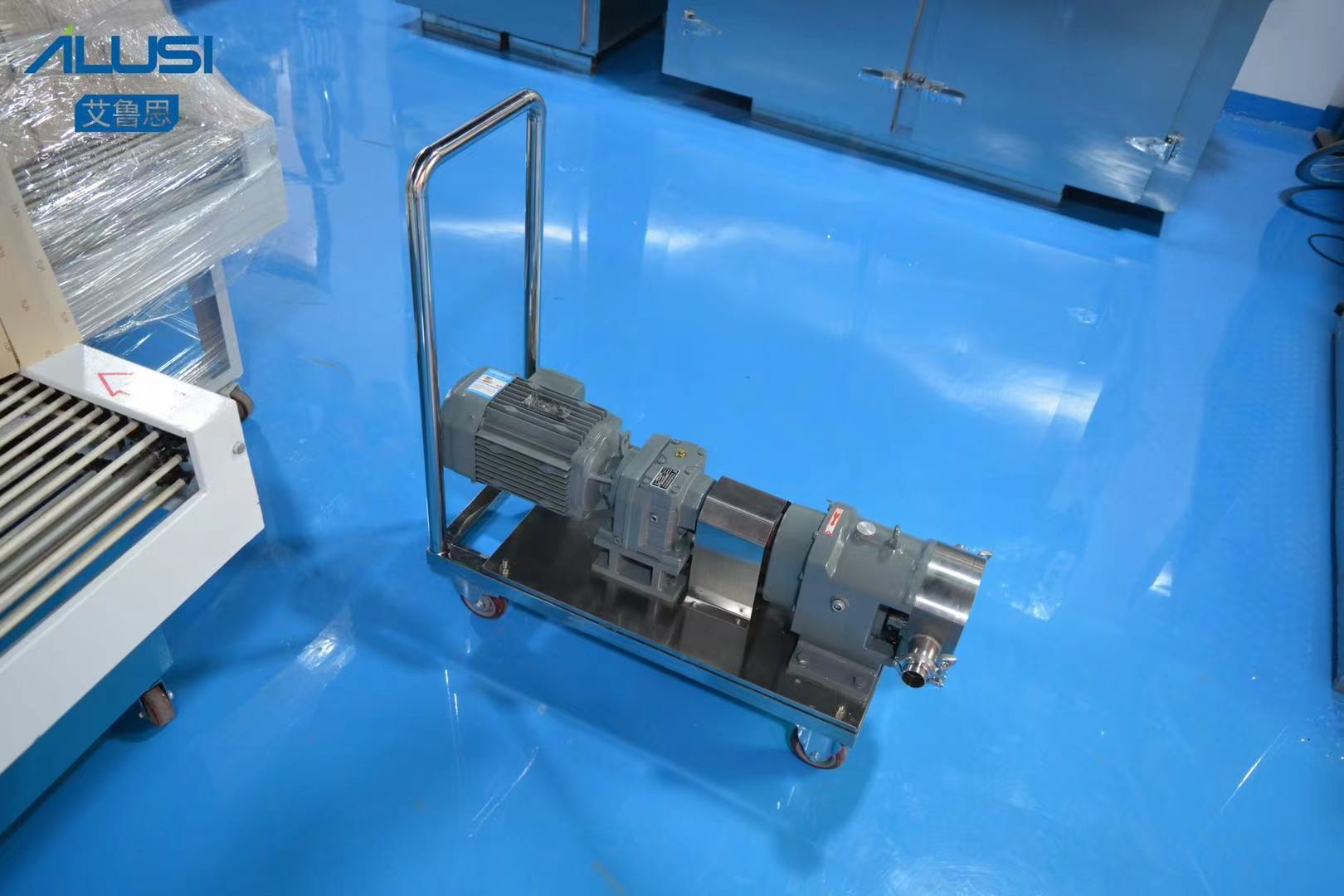 Cosmetic Plant Stainless Steel Lobe Pump Discharge Rotor Pump