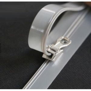 Vacuum Zipper String Zipper Horizontal Zipper Plastic Slider Zipper Flange