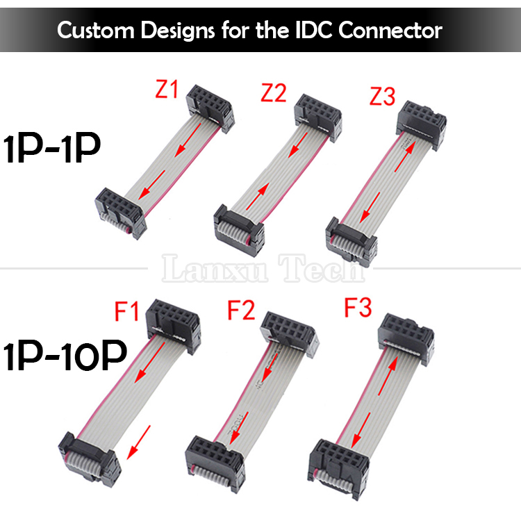 Female to Female 16 PIN 1.27mm Pitch IDC 2.54mm Connector GPIO Grey Flat Ribbon Wire Cable for Hard Drives CD Raspberry Pi