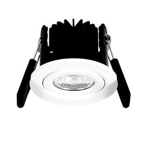 Brushed Nickel Chrome Gu10 Mini Recessed Downlight 55mm Cut Out Downlight