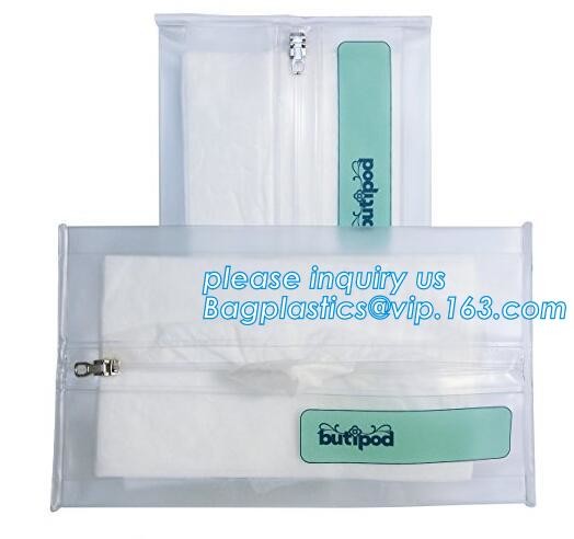 Plastic Bag OEM Custom PVC Loop Handle Image Printed Plastic Shopping Bag,Promotional Clear Waterproof Plastic Cosmetic