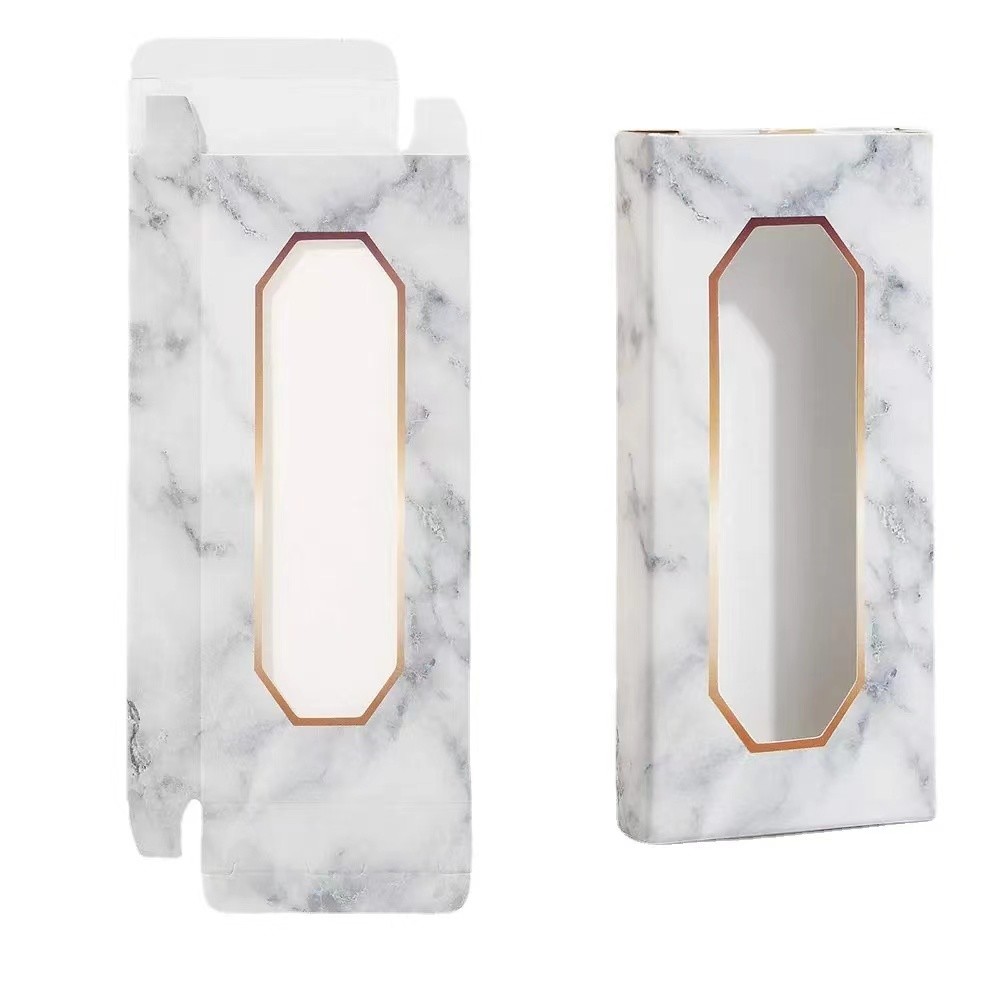 Chinese Factory Customized Elegant Eyelash Box Packaging with Window Display