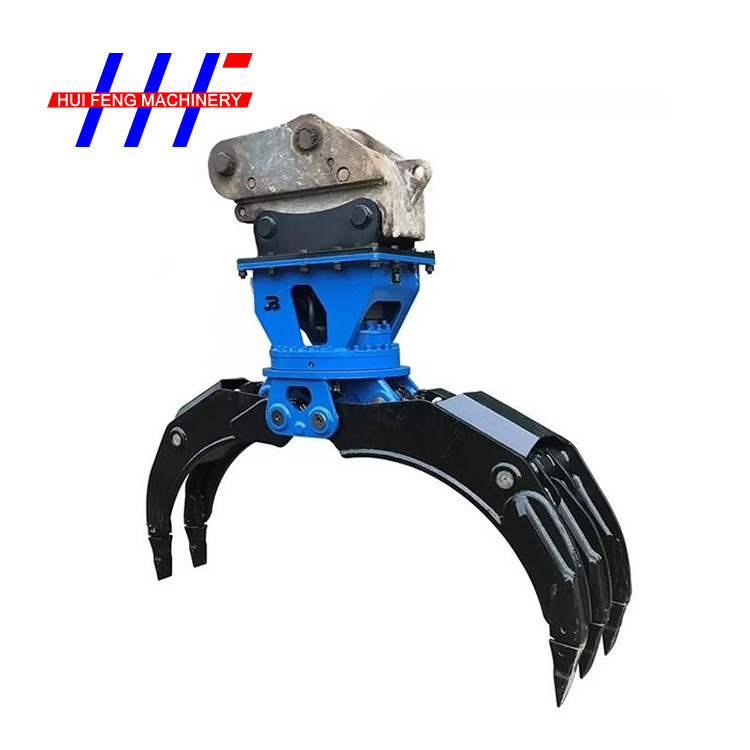 50t Log Wood Excavator Grapple 203kN High Efficiency Multi purpose