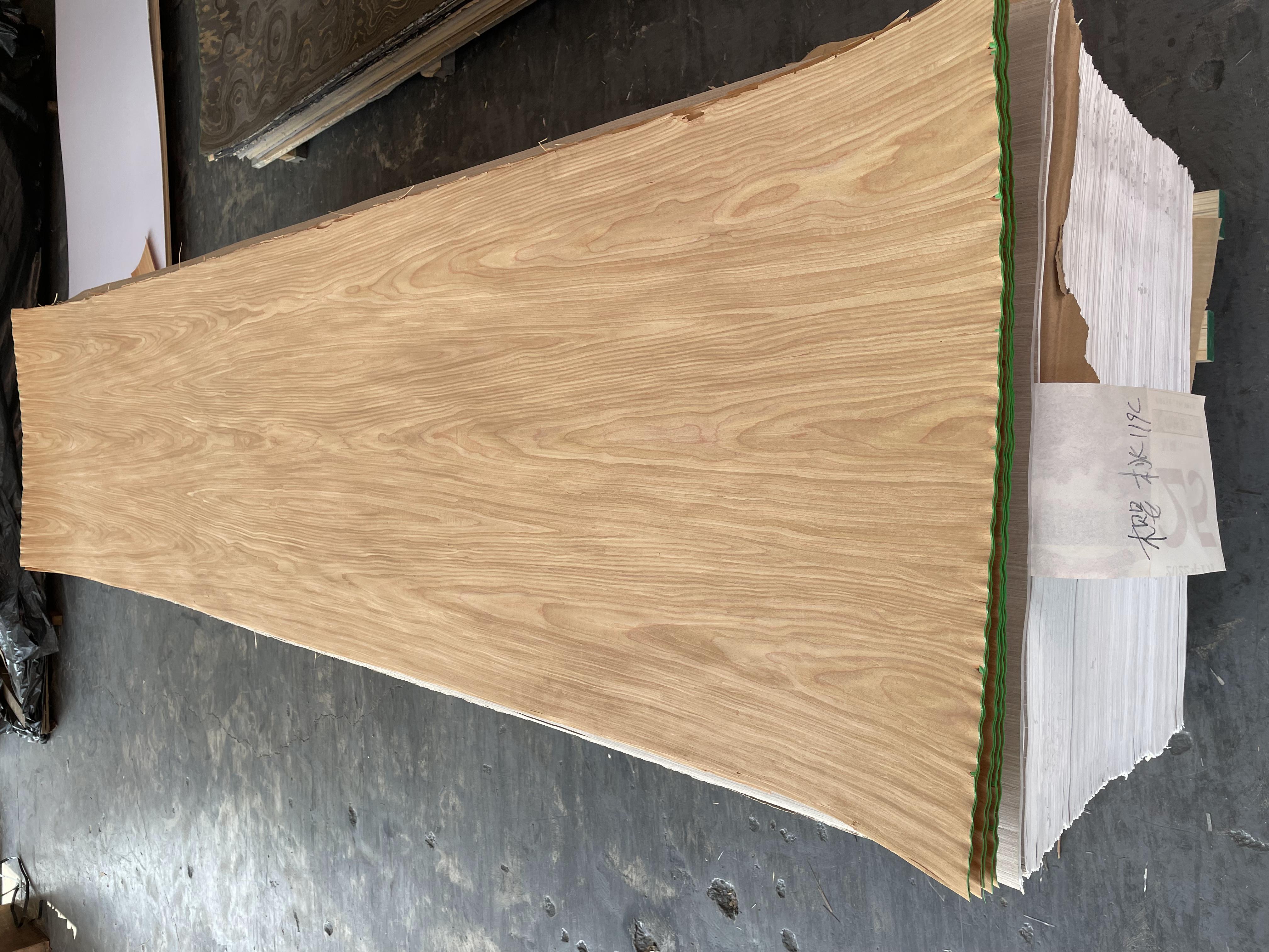 New Design Free Sample Engineered 2500*240mm Cherry Reconstituted Wood Veneer For Boat Decking Door