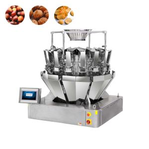 Snacks packing machine weigher food weighing combination scale food multihead