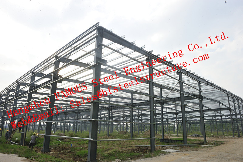 NZ AS Various Standards Industrial Steel Buildings For Structural Skeleton Framed Steel Building