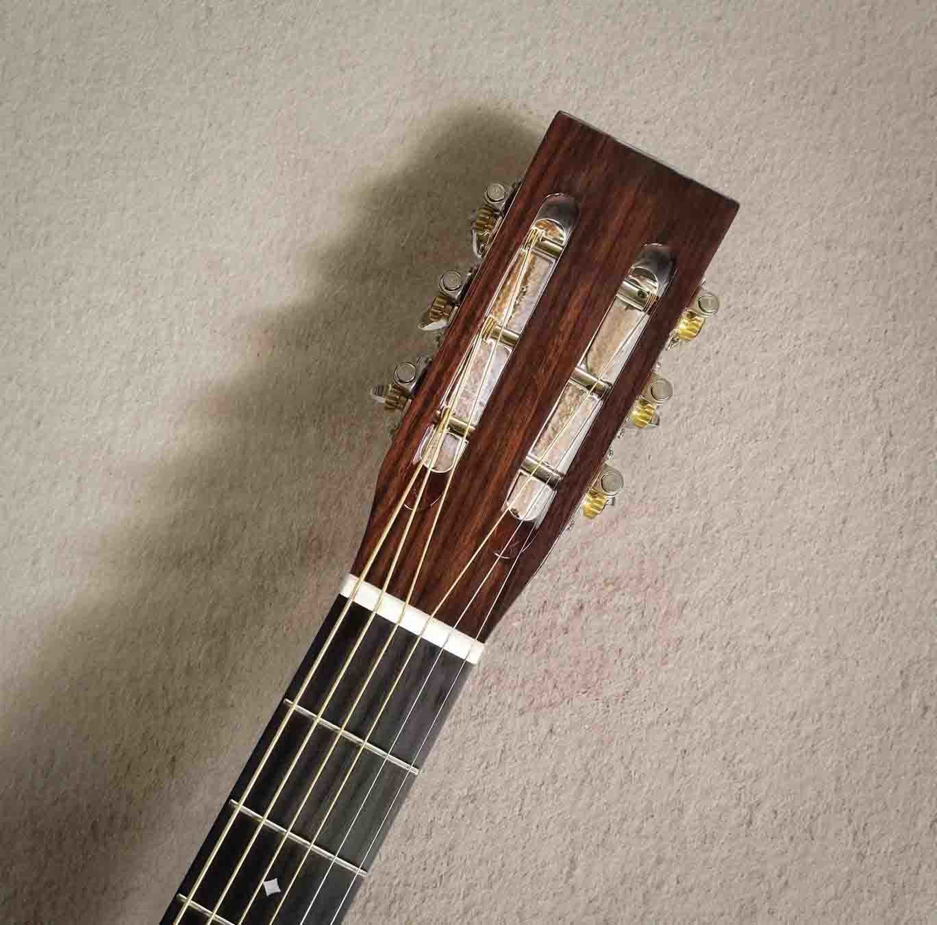 AAA All Solid Mahogany Wood Handmade Custom OM Acoustic Guitar