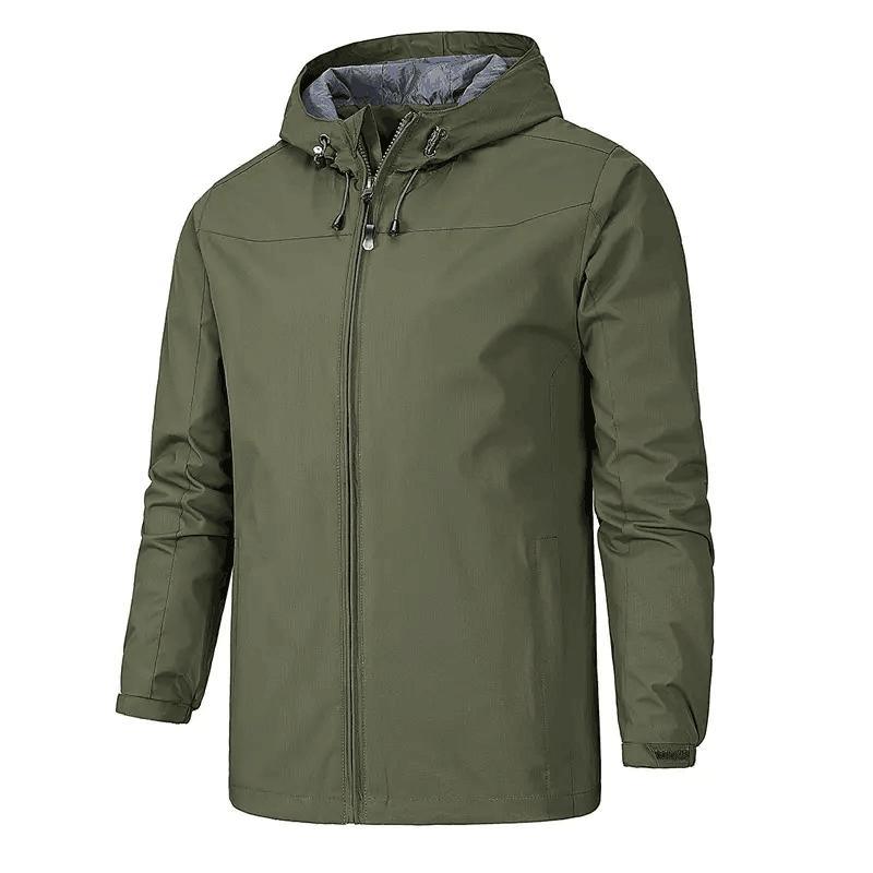 Custom Logo Windbreaker Jacket Men Outdoor Sports Plus Size Climb Mountain Thin Waterproof Hooded Coats