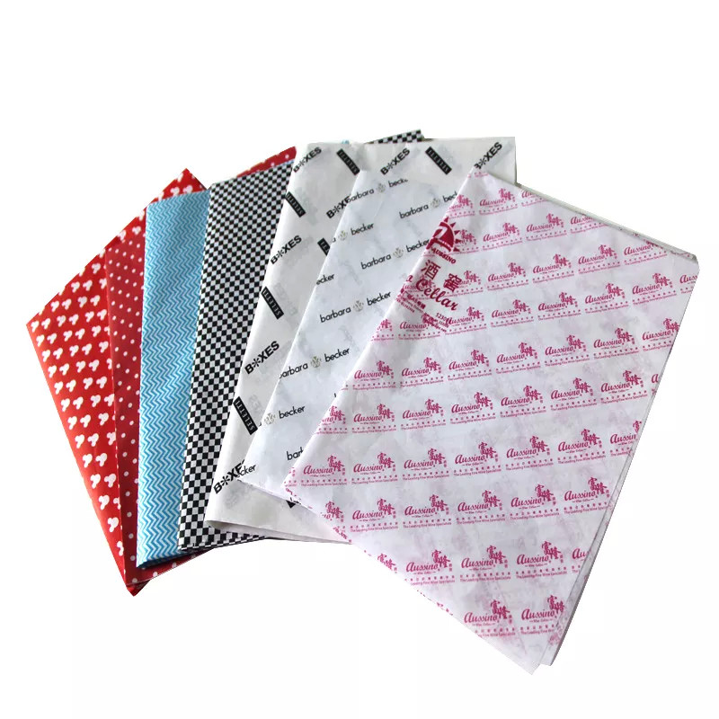 Eco Friendly White Tissue Paper Wrap Compostable Gift Packaging For Shoe Clothing