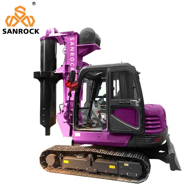 Crawler Rotary Drilling Rig Foundation Construction Hydraulic Rotary Drilling