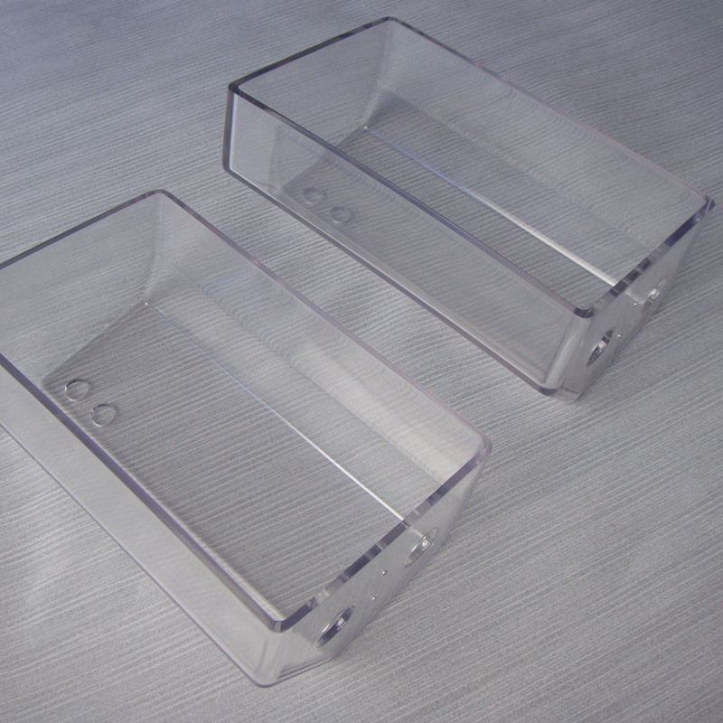 Clear Polycarbonate Custom CNC Milled Parts High Transparency High Precision Manufactures