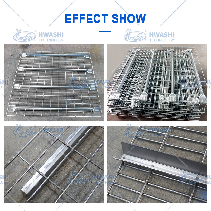 High Speed Automatic Wire Shelf Welding Machine for Wire Mesh Deck Shelving Production