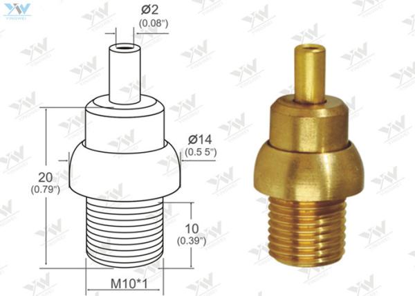 Bottom Cable Exit Brass Cable Gripper Adjustable Wire Grippers No Finishing