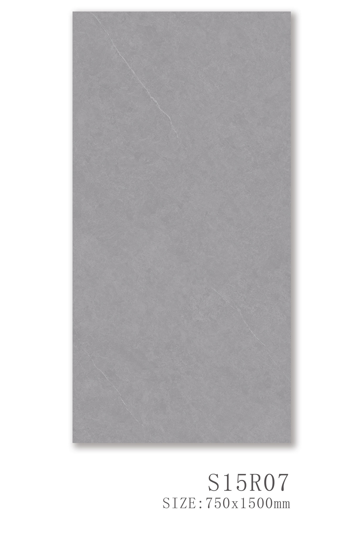 Exterior Floor Gray Modern Tiles 600x1200mm Baby Face Glazed Porcelain Tile For Shopping Mall And Renovation