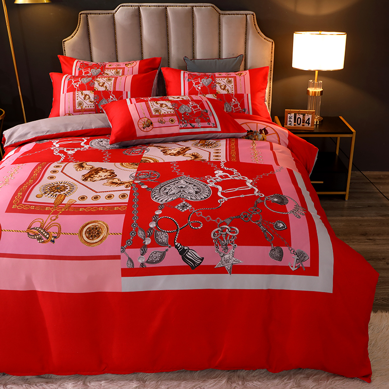 Custom Design Breathable Polyester Fiber Luxury Single Bed Sheet Set For Baby Luxury