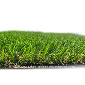 Synthetic Interlocking Grass Tiles , Polyethylene Artificial Grass 16800 Density