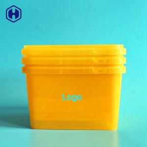 Airtight Stackable Square Plastic Box Food Grade PP Empty Container