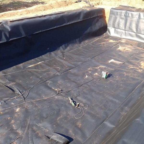 Black HDPE Geomembrane Liner Sheet Perfect for Durable Waterproofing or Shrimp