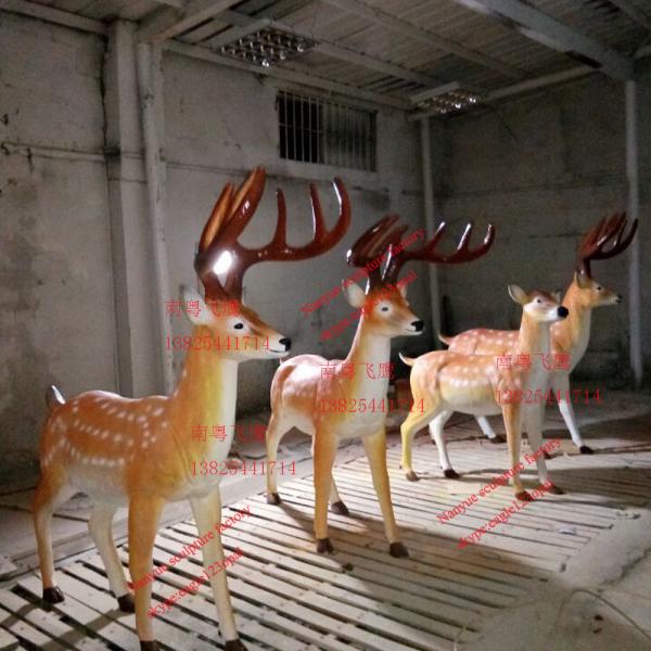 animal statue elk sculptures statues of fiberglass nature painting as decoration