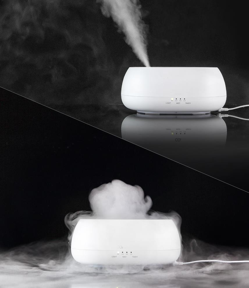 HOMEFISH BPA Free Essential Oil Diffusers Ultrasonic Humidifier 25-50ml/H