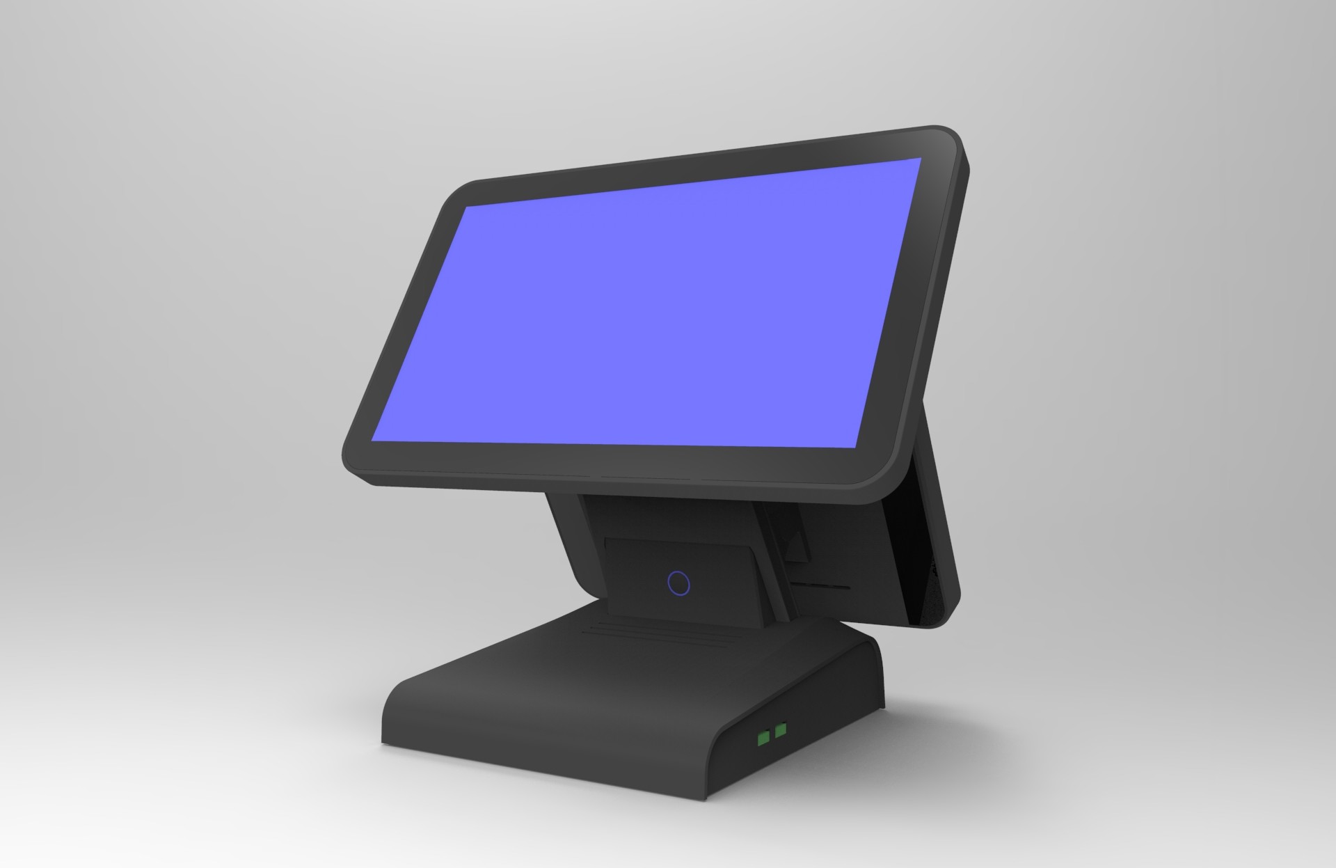 400CD/M2 Android POS System Pos Dual Screen Cash Register 1366*768 Pixels