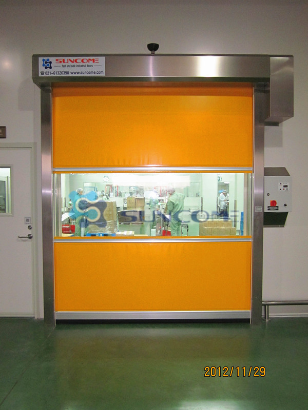 Strong Wind - Bar Security Rolling Shutters 120mm * 120mm Galvanized Frame Size