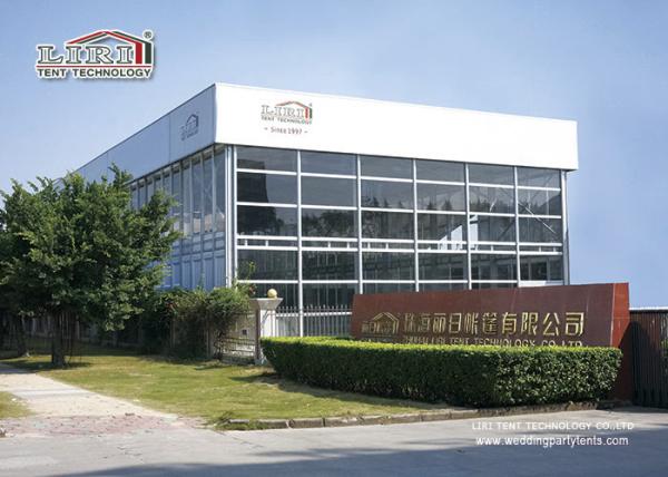25m Glass Walls Two Storey 1000 People Double Decker Tents For Outdoor Temporary