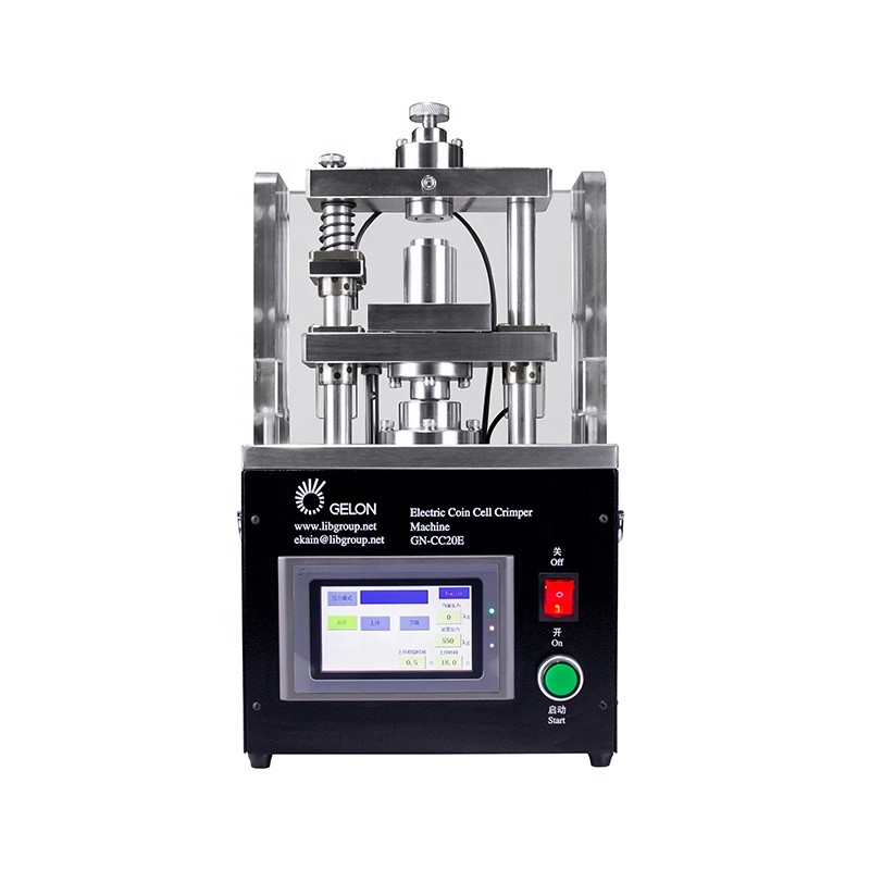 Electric Coin Cell Crimper 5m/Min Hydraulic Battery Sealing Machine