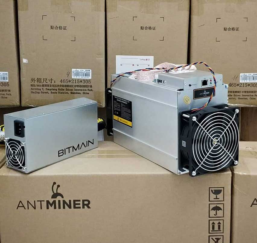 Bitmain Antminer L3+ 504M 800W Scrypt LTC Miner 0.504GH 60MHz