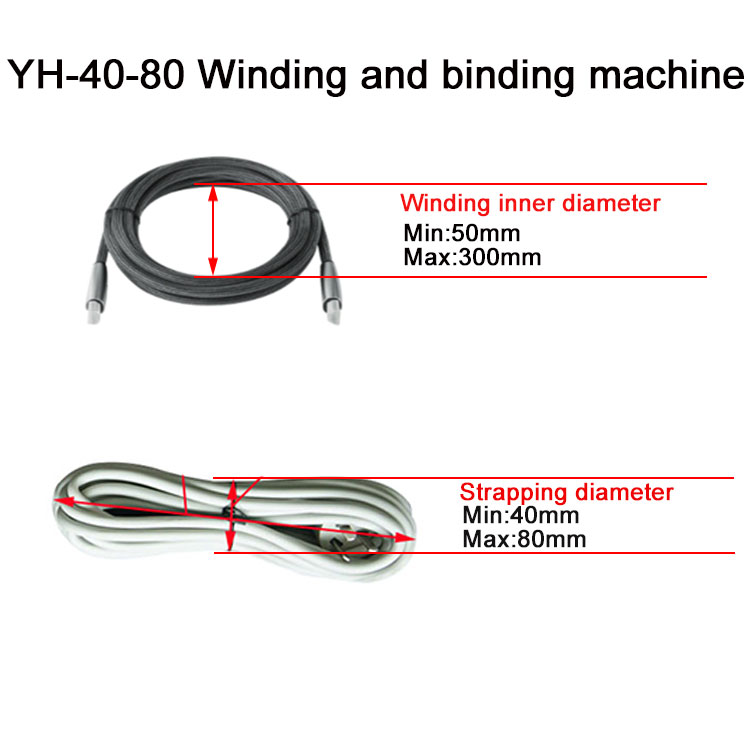 485*435*340mm Semi-auto Cable Winding Machine for Small Speaker Coil Diameter 50-200mm