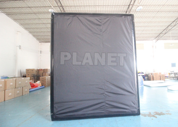 Indoor Sport PVC Air Sealed Black Inflatable Screen Golf Simulator Tent
