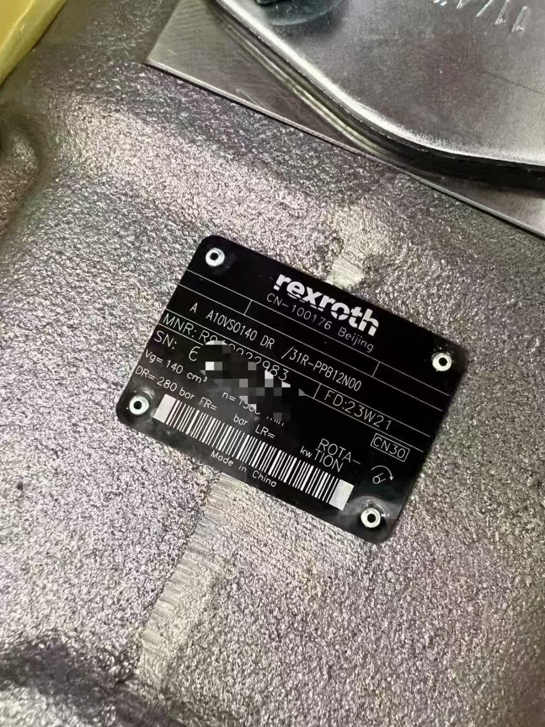 Rexroth Series Hydraulic Axial Piston Variable Pump A10VSO SERIES A10VSO140DR-31R-PPB12N00