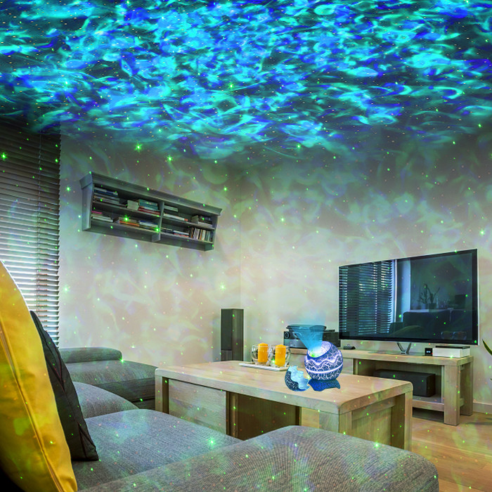 Adjustable Dinosaur Egg Projector , RGB Galaxy Star Projector For Room