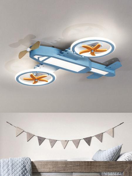 Airplane pendent lamp lights cartoon Bedroom Boys Hanging Lamp creative light