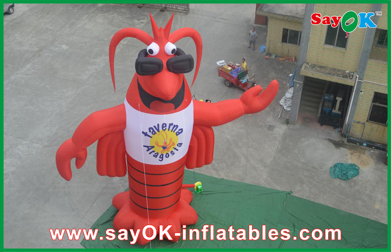 Lobster Inflatable Character , Customized Moving Inflatable Mascot