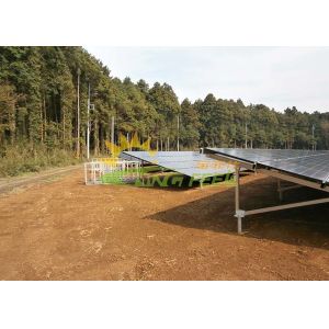 Flat Rooftops Solar Panel Mounting Systems 4 Rows / 5 Rows