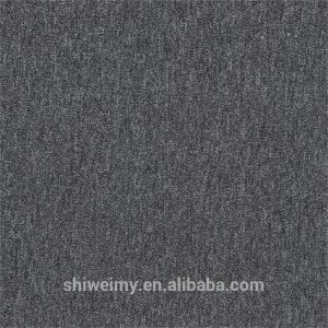 100% Invista nylon material pure color loop pile carpet tiles for office