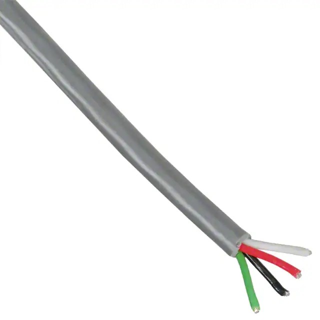 Alpha Wire 1174C SL002 CABLE 4COND 22AWG SLATE 500'