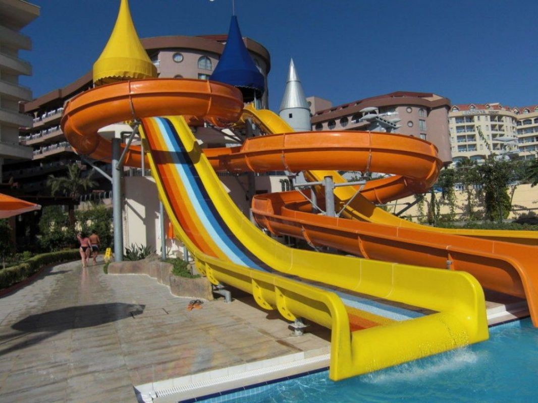 OEM Outdoor Multi Fiberglass Slide Set for Water Amusement Park Playground