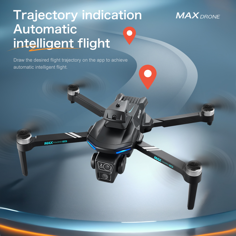 Drone Type Xt606 Aerial Airplane 2.4g Wifi Fpv Real Time Transmission Brushless Motor Drone 4k Pro 100m App Control One Key Takeoff Landing