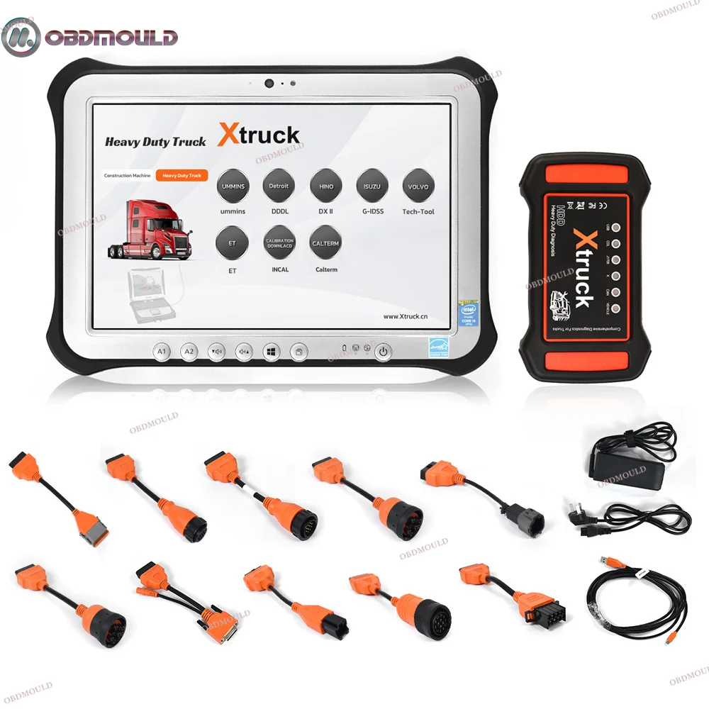FZ G1 Tablet Multifunctional 7 in 1 heavy duty truck Xtruck Y009 Universal Diesel Machinery Auto Repair diagnostic tools